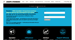 Desktop Screenshot of josephsteinberg.com